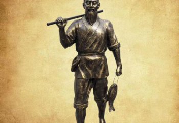 售樓處船夫雕塑 商業街雕塑 民俗擺件