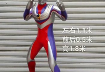 公園奧特曼雕塑 酒店門口雕塑 彩繪擺件