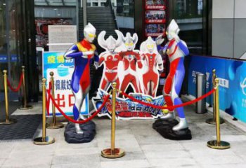 卡通奧特曼雕塑 店門口園林雕塑 卡通小品