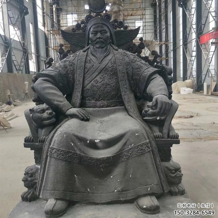 鑄銅皇帝雕塑 異形古代雕塑蔬 農村雕塑