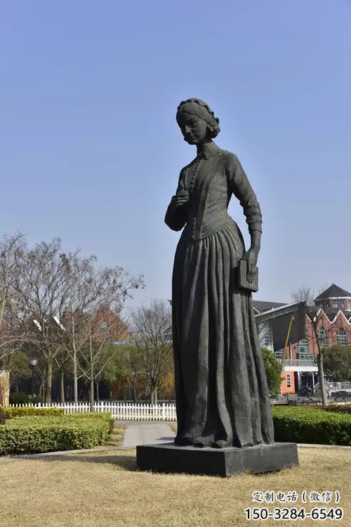 青銅南丁格爾雕塑 步行街名人雕塑 大型雕塑