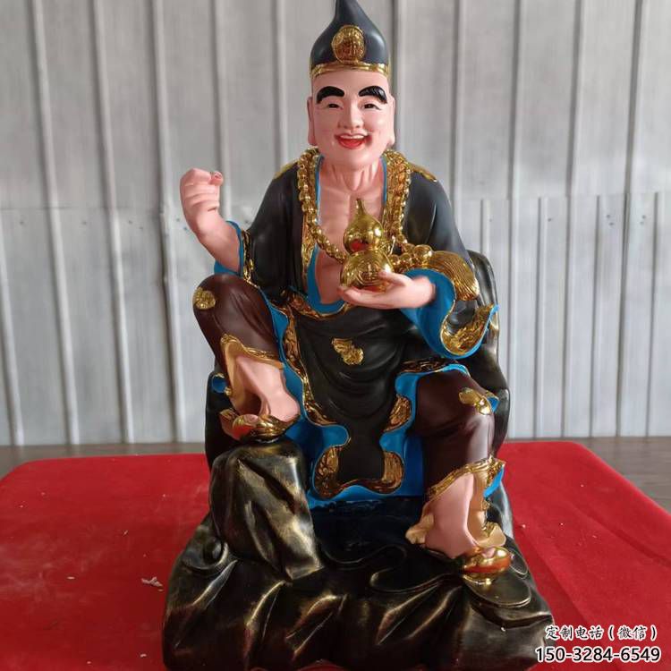 濟公雕塑 現代景觀擺件 鑄銅神話雕塑