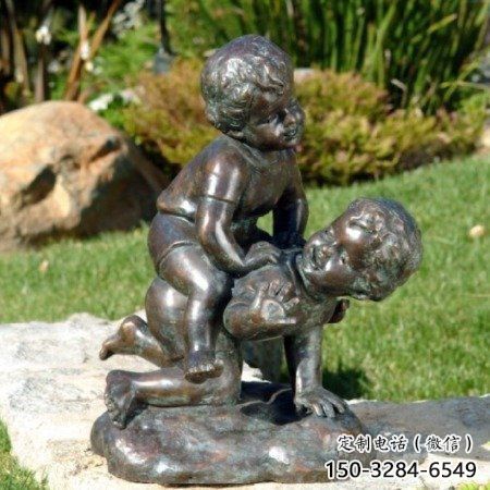小孩子雕塑 景觀美陳兒童雕塑 現代童趣雕塑