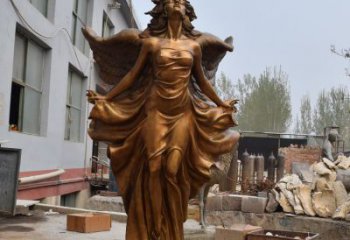 天使雕塑 仿真景觀(guān)擺件 烤漆卡通雕塑