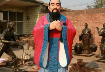 風(fēng)景區(qū)孔子雕塑 售樓處廣場(chǎng)雕塑 仿古擺件