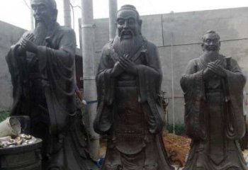 孔子雕塑 庭院學校雕塑 教育擺件