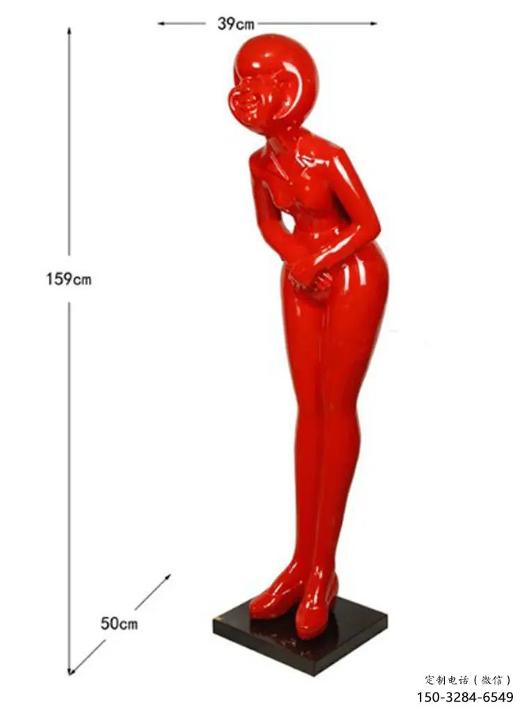 迎賓雕塑 廣場卡通雕塑 門口小品