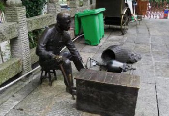 爆米花雕塑 仿真景觀民俗雕塑 烤漆小吃雕塑