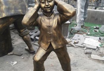 街道爆米花雕塑 現代景觀民俗雕塑 彩繪小吃雕塑