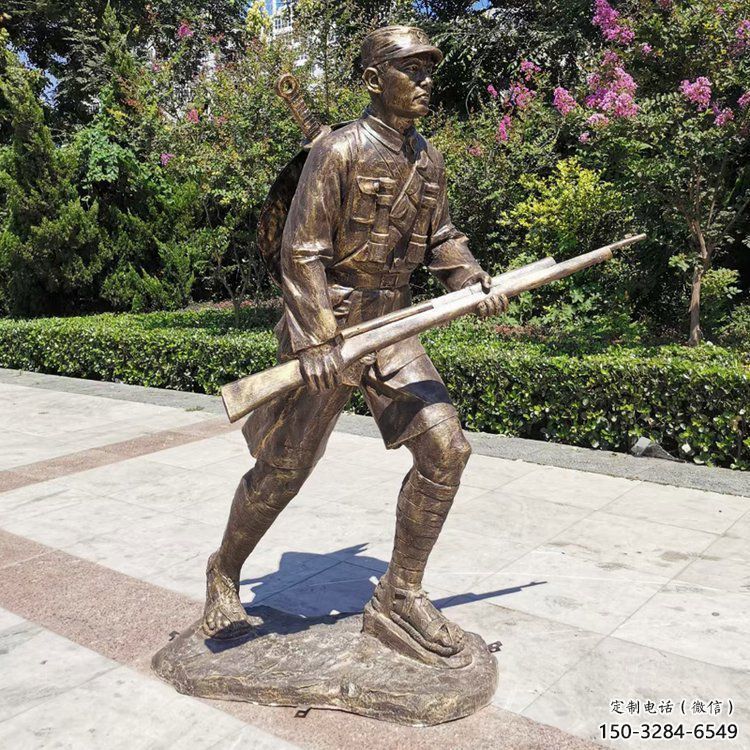 步行街雷鋒雕塑 游樂(lè)場(chǎng)景觀古代雕塑 鑄造英雄雕塑