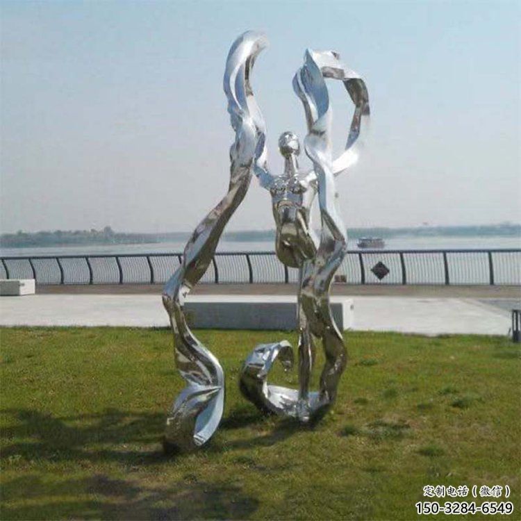 街頭舞蹈雕塑 創(chuàng)意演員雕塑 別墅區(qū)跳舞雕塑