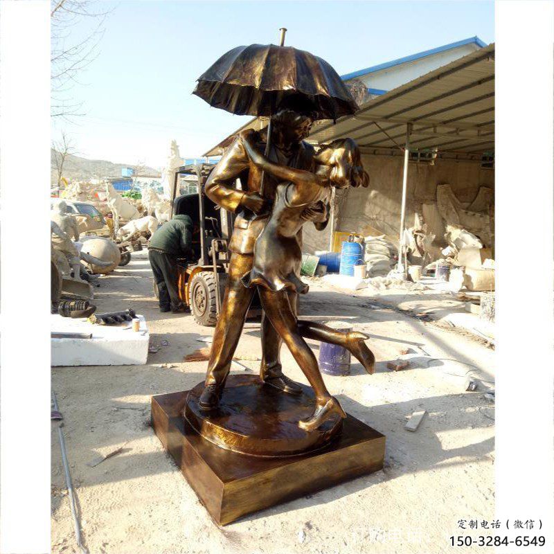 景觀愛情雕塑 仿真戀人雕塑 親吻雕塑