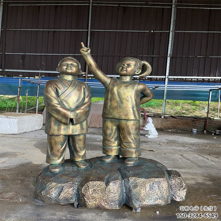 學校讀書雕塑 酒店公園雕塑 風景區擺件