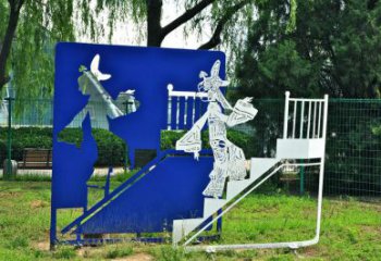 景觀皮影雕塑 仿真?zhèn)鹘y(tǒng)雕塑 經典文化雕塑