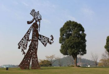 酒店皮影雕塑 景觀美陳雕塑 現(xiàn)代傳統(tǒng)雕塑