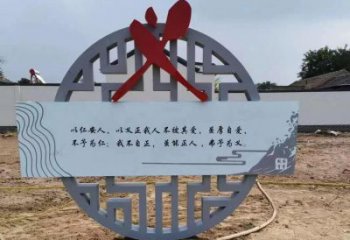 街頭反腐雕塑 大型倡廉雕塑 別墅區倡廉雕塑