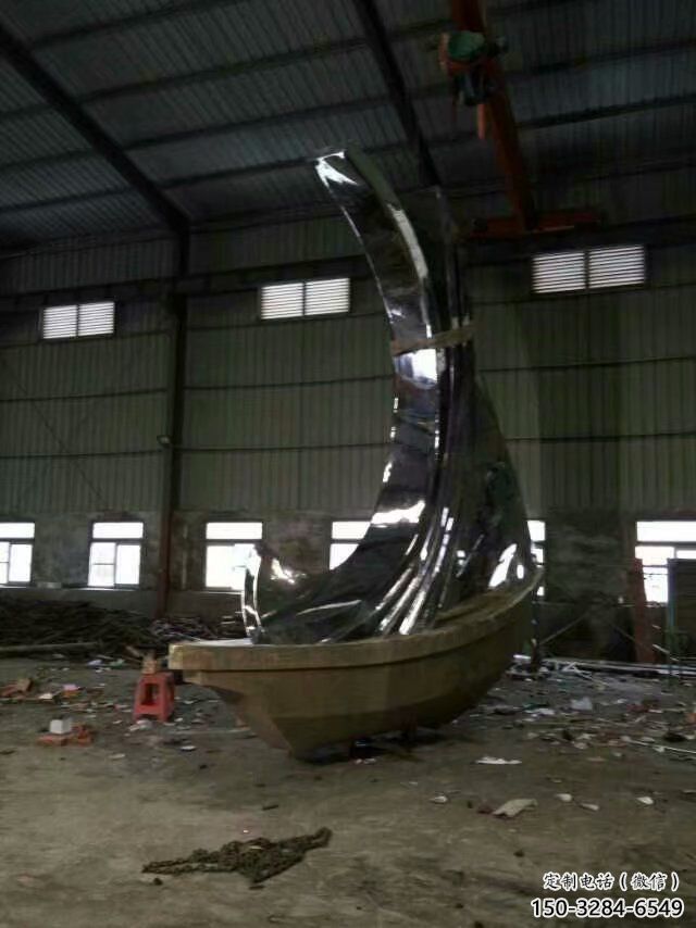 庭院揚(yáng)帆雕塑 公園草地風(fēng)帆雕塑 鍛造遠(yuǎn)航雕塑