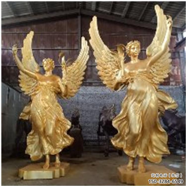 街頭和平女神雕塑 大型歐式雕塑 別墅區(qū)歐式雕塑