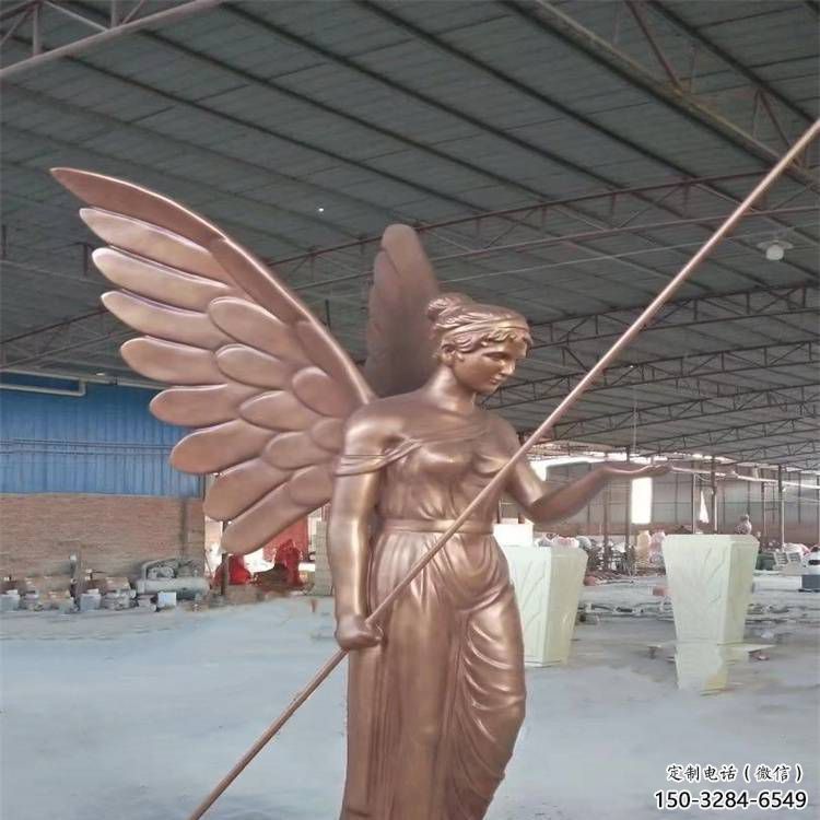 農(nóng)村和平女神雕塑 抽象藝術(shù)歐式雕塑 烤漆人物雕塑