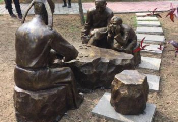 房地產下象棋雕塑 現代雕塑 幾何民俗雕塑