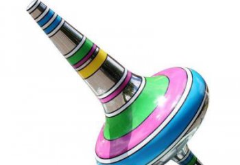 公園陀螺雕塑 戶外景觀雕塑 抽象地標雕塑