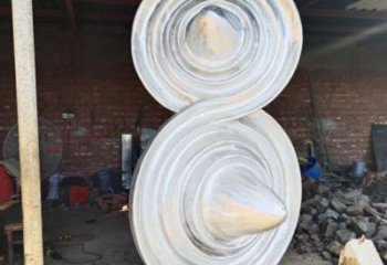 陀螺雕塑 景觀美陳雕塑 噴漆地標雕塑