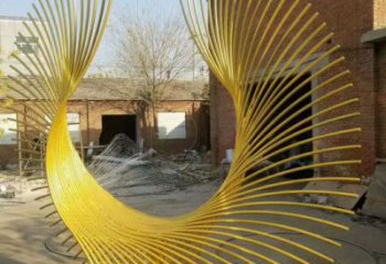 草地鳳尾雕塑 現代校園雕塑 大型雕塑