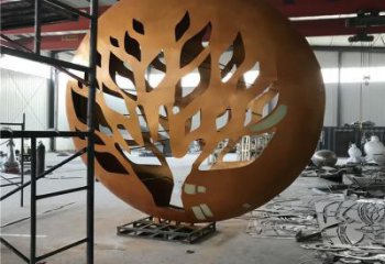 大型商場月牙雕塑 仿真雕塑 鏡面月亮牙雕塑