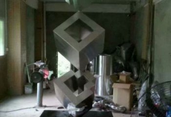 景觀正方形雕塑 仿真正方體雕塑 景觀方塊雕塑