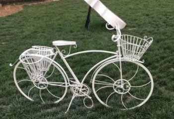 草地自行車雕塑 現代校園運動員雕塑 大型體育雕塑