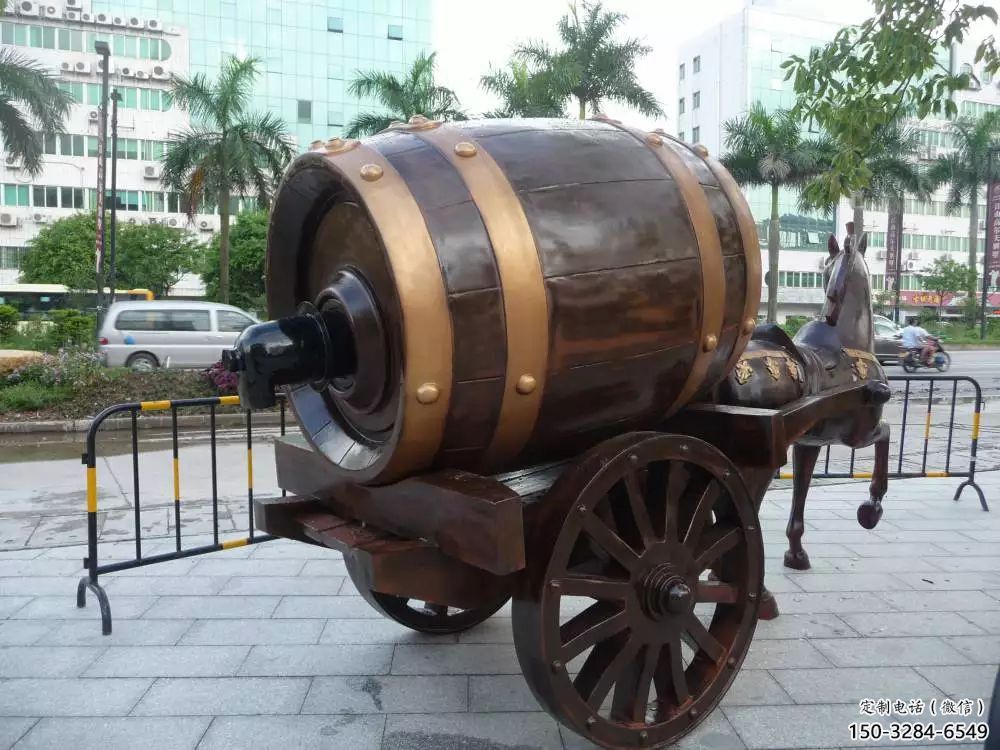 房地產(chǎn)酒壇子雕塑 現(xiàn)代酒文化雕塑 幾何酒壇雕塑