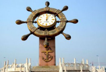 鐘表雕塑 歐式步行街時鐘雕塑 大型雕塑