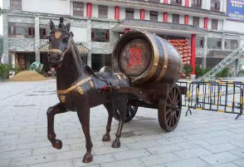 草地酒壇子雕塑 現(xiàn)代校園酒壇雕塑 大型酒文化雕塑