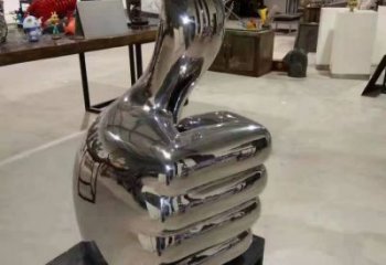 創(chuàng)意拳頭雕塑 啞光握拳雕塑 公園手勢雕塑