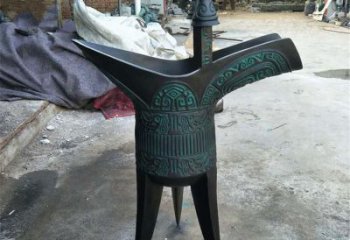 街頭酒杯雕塑 大型別墅區(qū)酒杯子雕塑 鋼管杯子雕塑