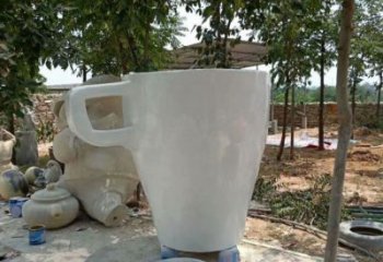 住宅小區酒杯雕塑 啞光杯子雕塑 公園酒杯子雕塑