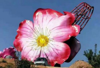 標識指環雕塑 剪影標識雕塑 商業街戒指環雕塑