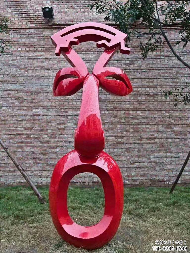 鍛造臉譜雕塑 懸空餐飲店小品 戶外雕塑