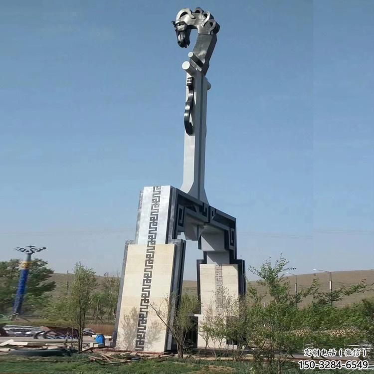 燈光鑰匙雕塑 景觀雕塑 商業(yè)街金鑰匙雕塑