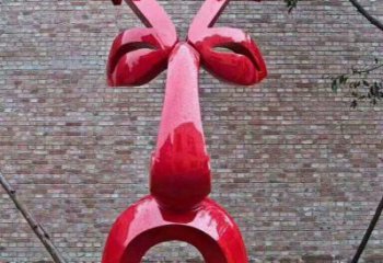 鍛造臉譜雕塑 懸空餐飲店小品 戶外雕塑