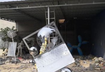 園林電腦雕塑 大型雕塑 中式筆記本雕塑