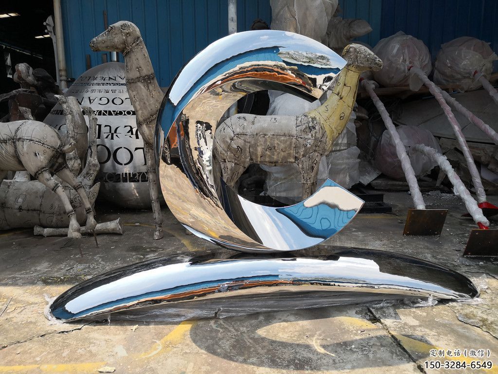 創意數字雕塑 啞光雕塑 公園文字雕塑