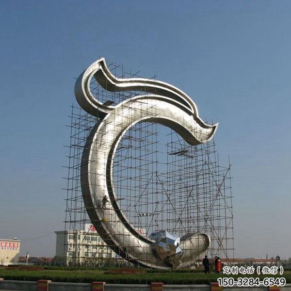 鋼管數(shù)字雕塑 異形噴水雕塑 農(nóng)村文字雕塑