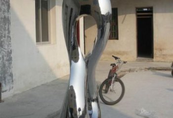 啞光數字雕塑 拉絲雕塑 步行街文字雕塑