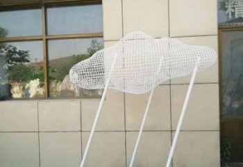 公園云梯雕塑 創意企業云朵雕塑 美陳梯子雕塑