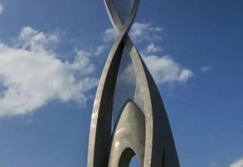 現(xiàn)代沙漏雕塑 大型別墅區(qū)漏斗雕塑 彩繪雕塑