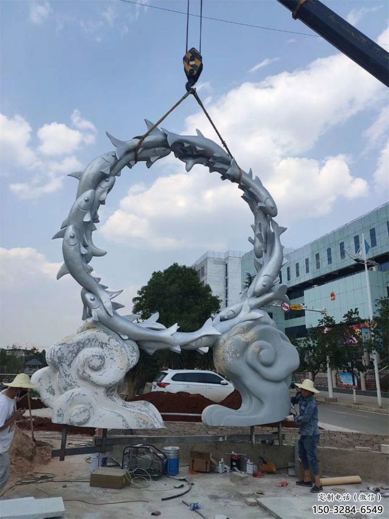 歐式龍舟雕塑廠 抽象希望劃槳雕塑 景觀競(jìng)賽雕塑