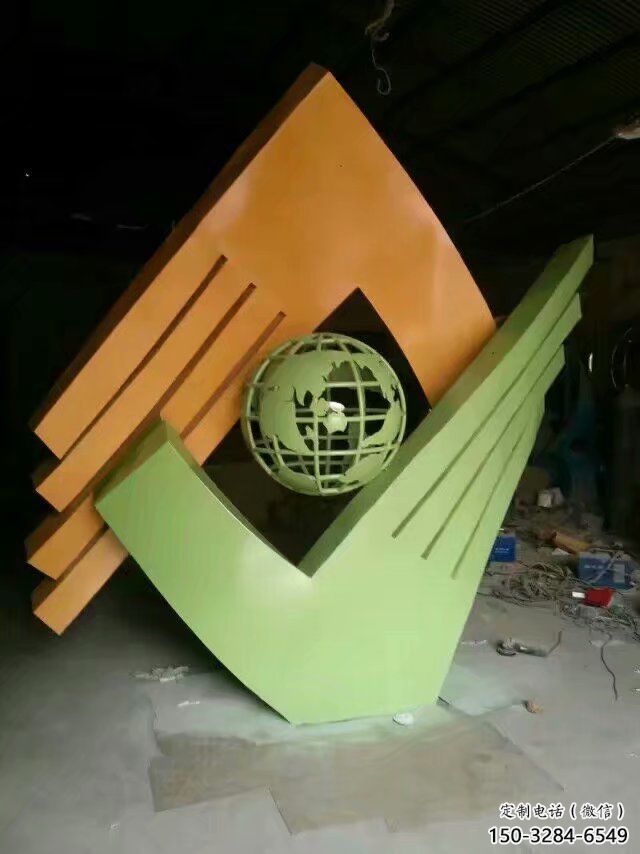 園林握手雕塑 大型雕塑 中式誠信雕塑