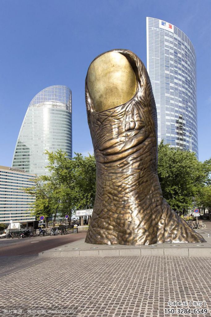 中式拇指雕塑 啞光大拇指雕塑 游樂場點贊雕塑