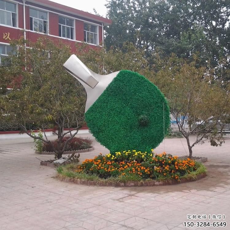 歐式球拍雕塑 抽象希望網(wǎng)球拍雕塑 景觀體育雕塑